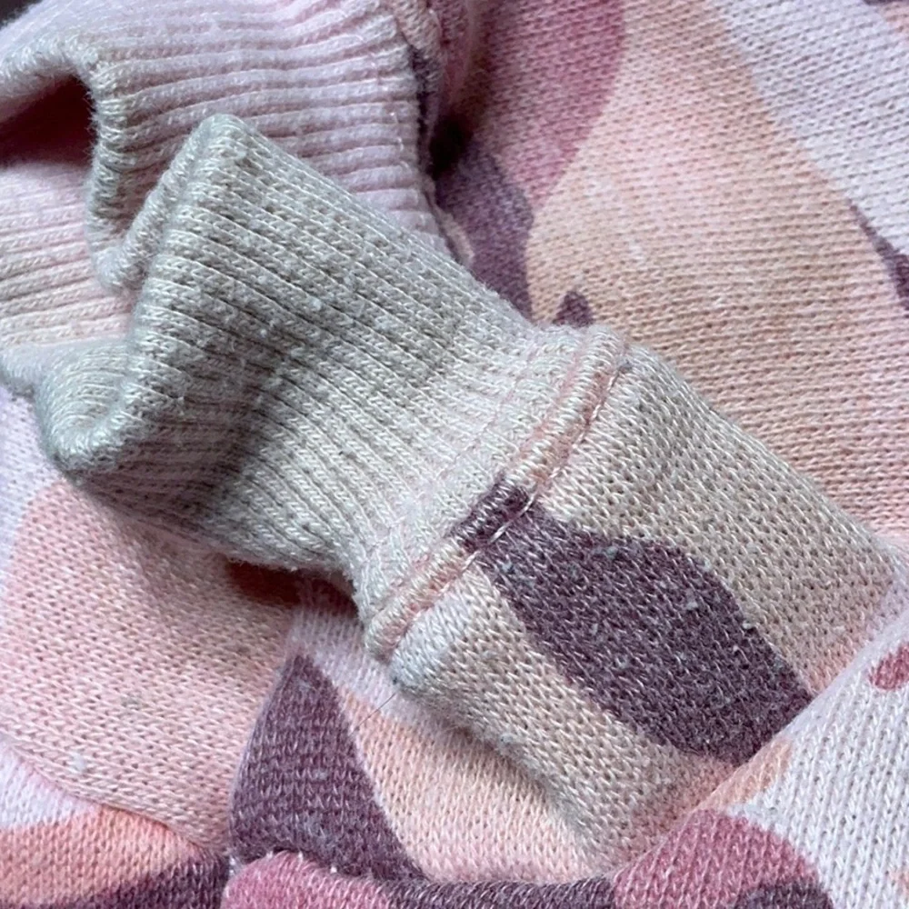 Pink Camo Dog Hoodie Sweatshirt